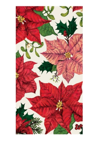 KP1412 (15) - Guest Napkin Poinsettia 16/Pack