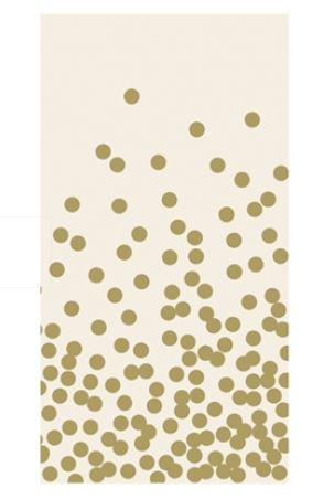 KP1436 (30393) - Guest Napkin Gold Confetti 16