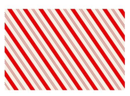 KP160 (31343) - Placemat Candy Stripe Red White
