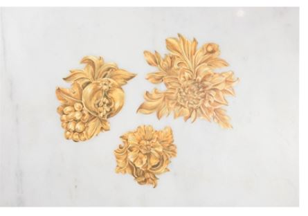 KP244 (30399) - Serving Confett Gold Flora Pk12