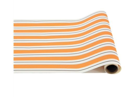 KP8007 (30) - Runner Stripe Orange & Black 20"X25'