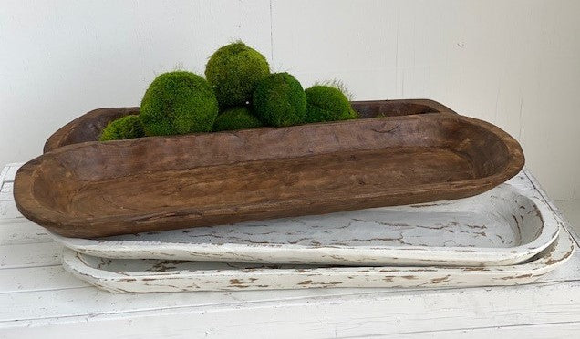 LCB-WH (29459) - Large Carve Bowl White 38"X12"X4"