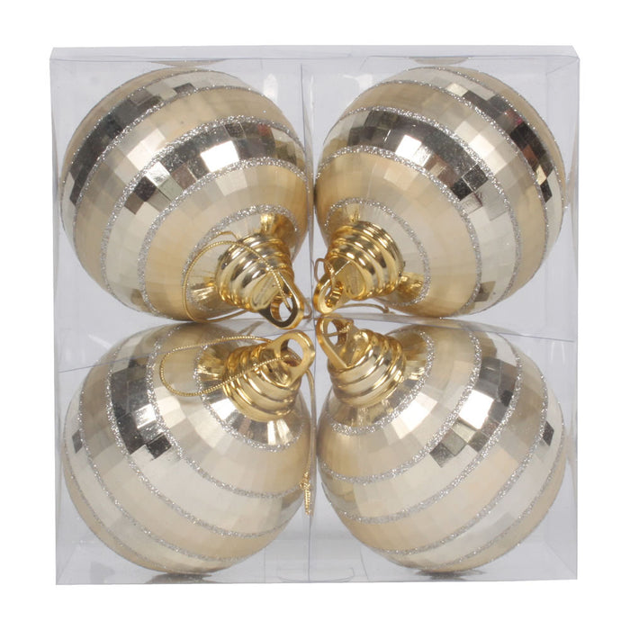 M151438 (28080) - Small Mirror Ball Champagne 4"