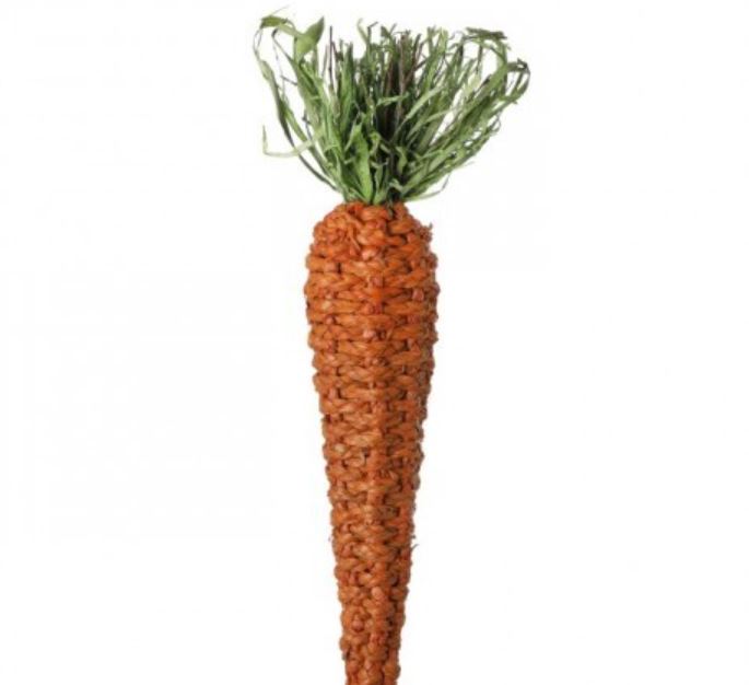 MT25659 (31439) - Basket Weave Easter Carrot Orng 19.25"
