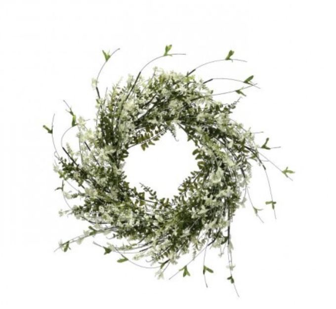 MTF23486 (31445) - Astilbe Berry/Willow Wreath Wh/Gr 26"