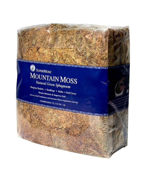23825 (8126) - Mountain Moss Dry 10"X10"X6" Bale
