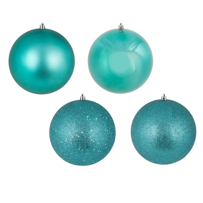 N590642 (31401) - 4 Finish Ornament 24/Bx Teal 2.4"