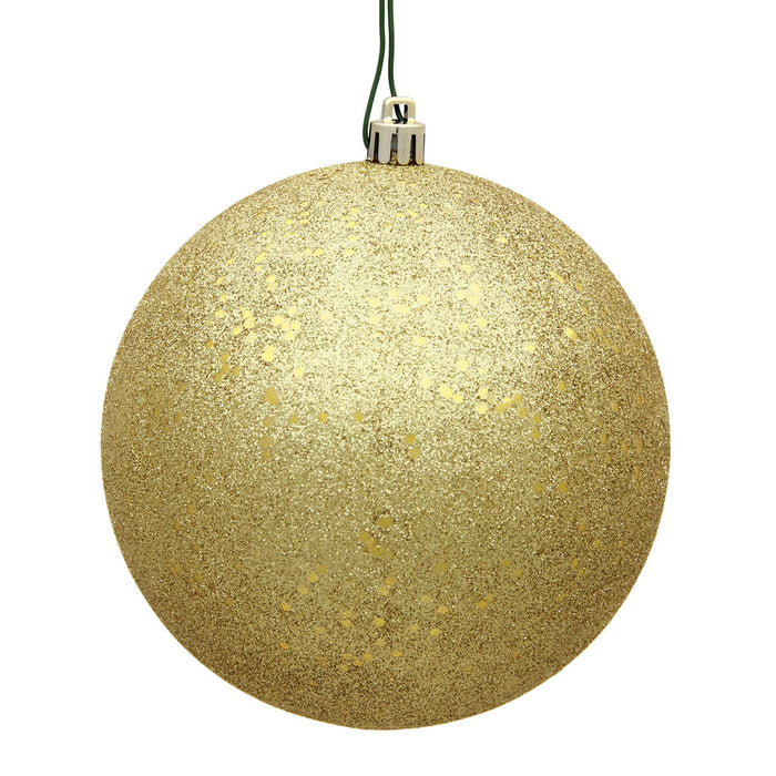 N591508DQ (28857) - Gold Sequin Ball Drilled 6" 4/Bg