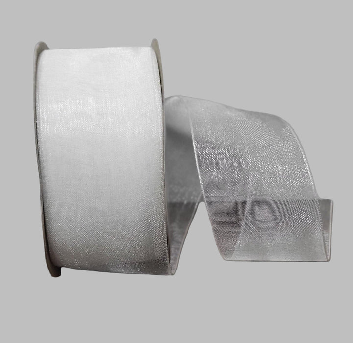 NWS38-1 (23116) - Nylon Sheer - 1.5" x 25yd - White