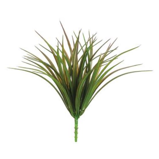 PBG208-GR/BR (32291) - Vanilla Grass Bush Gr/Br 12"