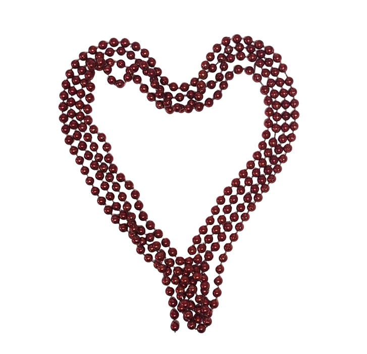 PC048 (15791) - Beaded Garland 10' Red