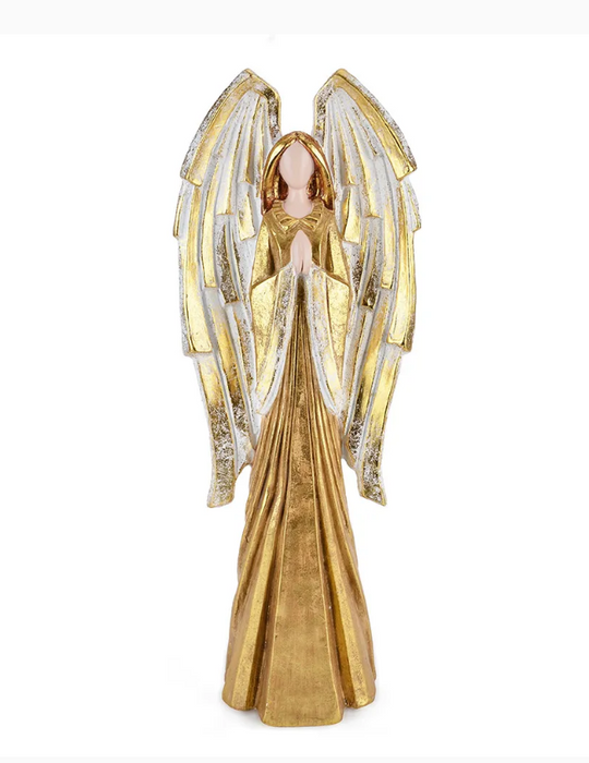 RC08017GD(11398) -Christmas Angel Accessory 9X4.5X23.5 Gold