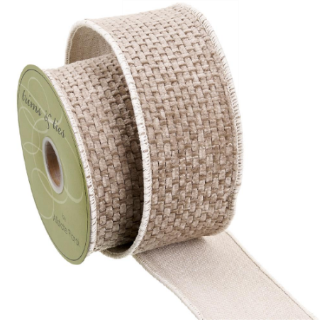 RW2660-TU (11557) - Knitted Ribbon 2.5"X5Yd Taupe