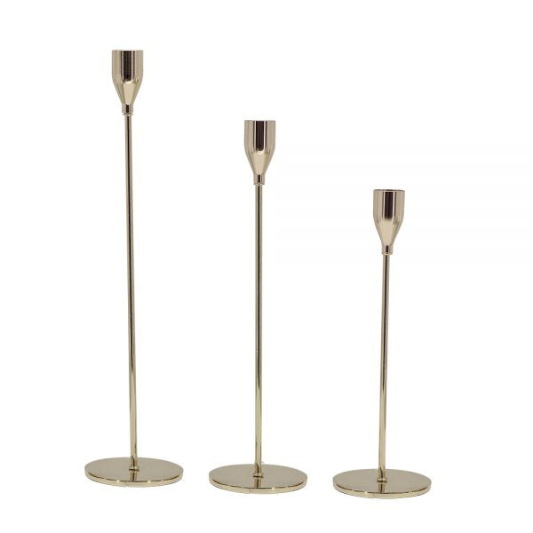 SA12815-GOLD (30622) - Candle Holder Max 30" Gold Set/3 REG $45.90