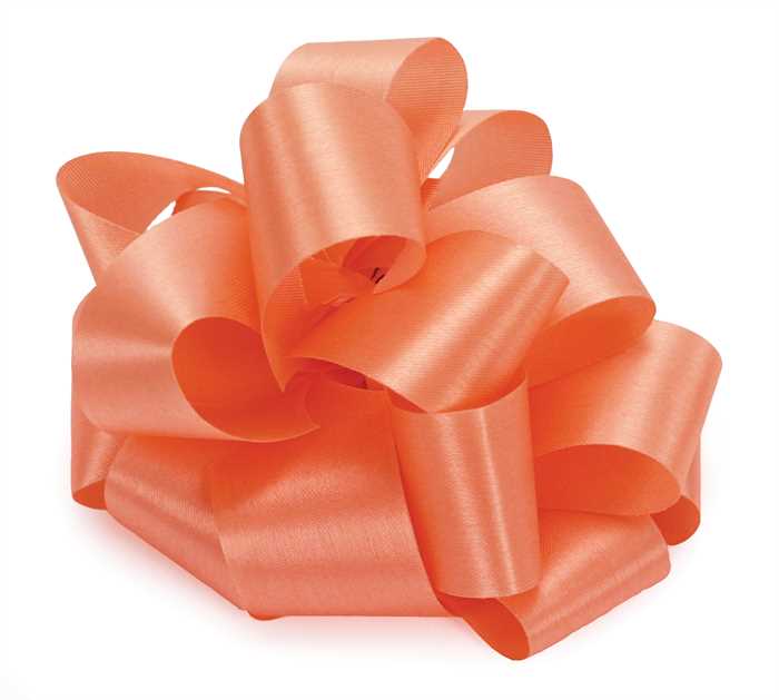 SOPOL9-241 (40002) - Polished Satin Acetate #9 - 1.5" x 100yd - Coral