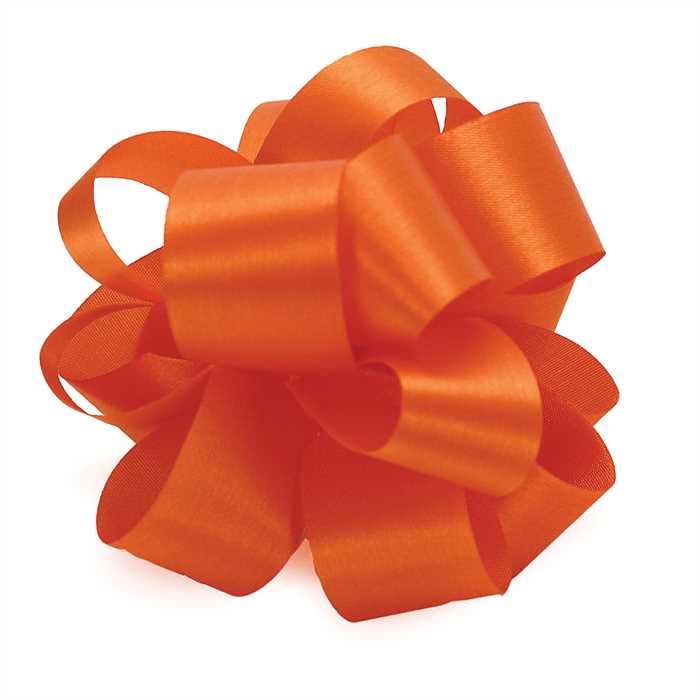 #3 PUMPKIN (22071) - Satin #3 Pumpkin, 5/8" X 100Yd