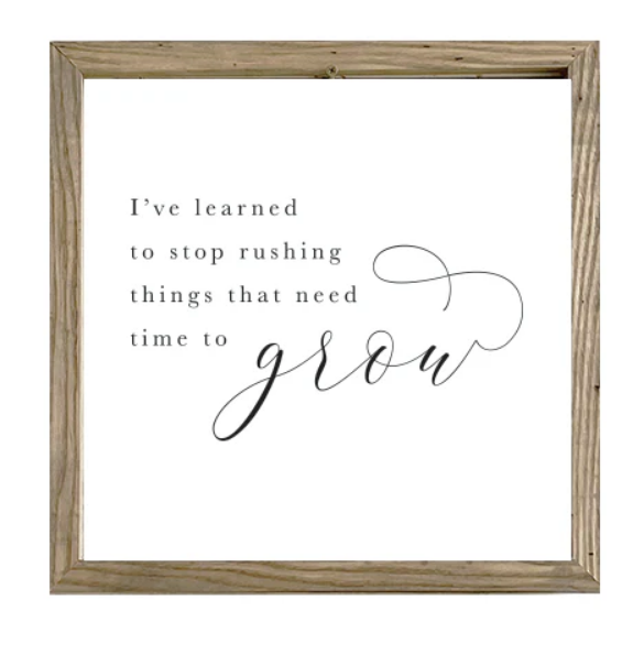 (29573) - 16"X16" Stop Rushing REG $65.90