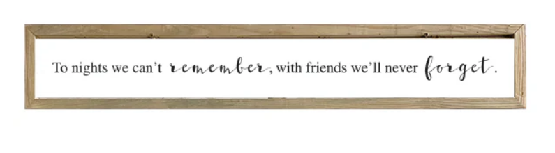(29577) - 41"X7" Thin Oak To Nights We Cant REG $94.90