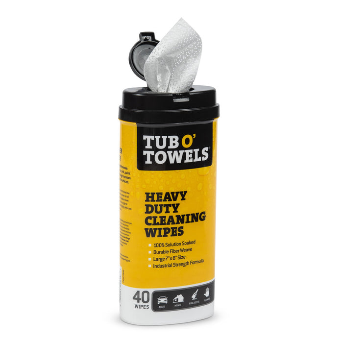 TW40 (27863) - Tub O' Towels 7"X 8" 40 Wipes