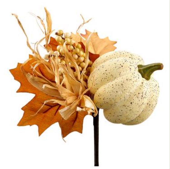 VKP190-CR/BR (30238) - Pumpkin Berry Maple 8" Pick