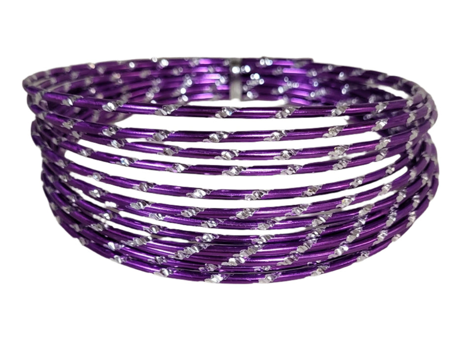 WR03-04 (16183) - Diamond Cut Aluminum Wire Purple