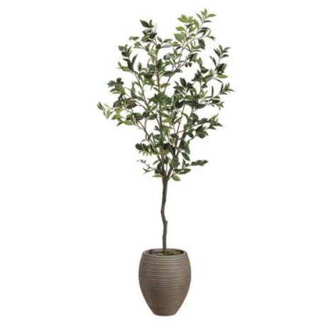 WT4991-GR (29430) - Laurel Tree Fiber Clay Pot 6'