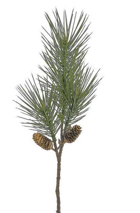 X1036/3-G (11342) - Long Needle Pine Spray 26" Green