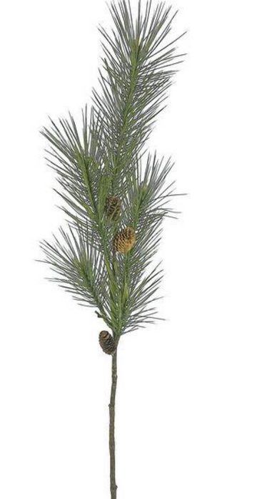X1036/5-G (11343) - Long Needle Pine Spray 47" Green