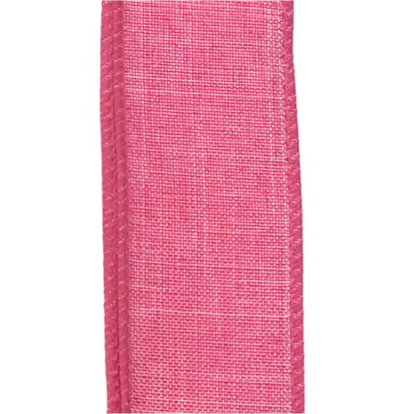 X314809-03 (28316) - Poly Linen Canvas #9 - 1.5" x 10Yd - Hot Pink