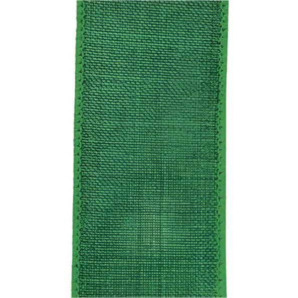 X314809-17 (28319) - Poly Linen Canvas #9 - 1.5" x 10Yd - Emerald