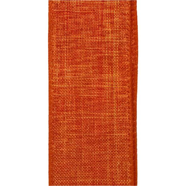 X314809-19 (28321) - Poly Linen Canvas #9 - 1.5" x 10Yd - Orange