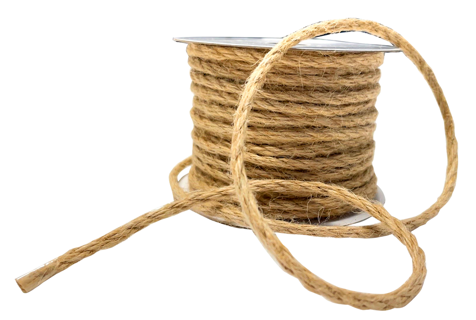 X4189-15 (28336) - Jute Cording - 4mm x 25yd - Natural