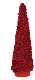 XA400-R++ (11349) - Velvet Celosia Table Tree 20" Red