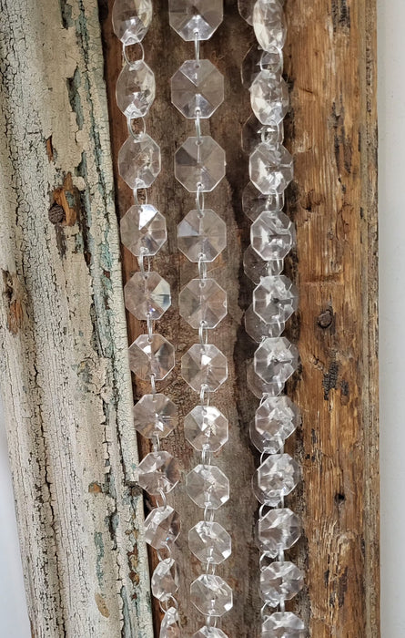 XAG370-CW (7052) - Crystal Look Garland Clear 6'
