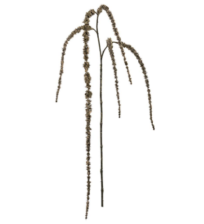 XAQ117-GR (11653) - Metallic Amaranthus Hanging Spray 50" Green