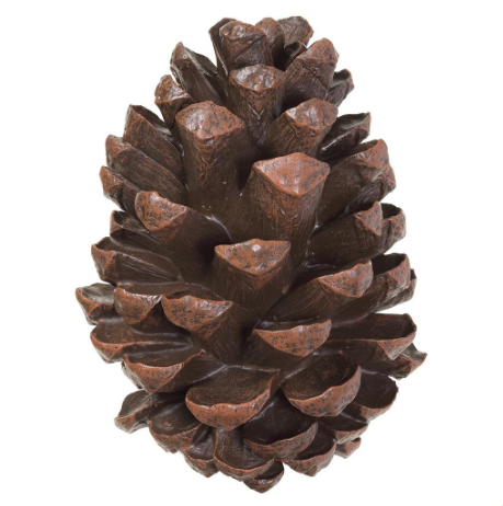 XAT497-BR (4004) - Pine Cone Table Top Brown 10"