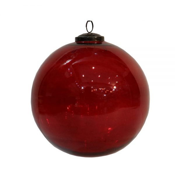 XB18SG013-RED (30147) - Red Glass Ornament