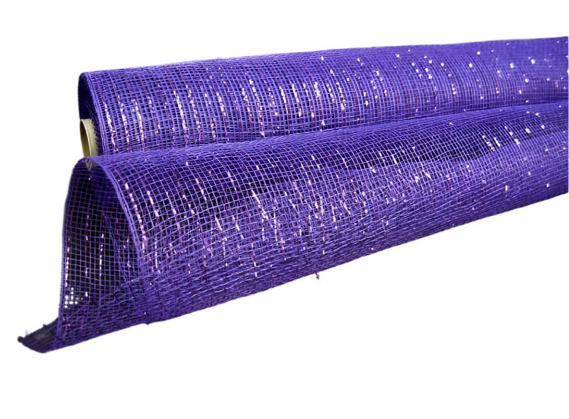 XB90510-11 (20006) - Decor Mesh 10"X10Yd Purple