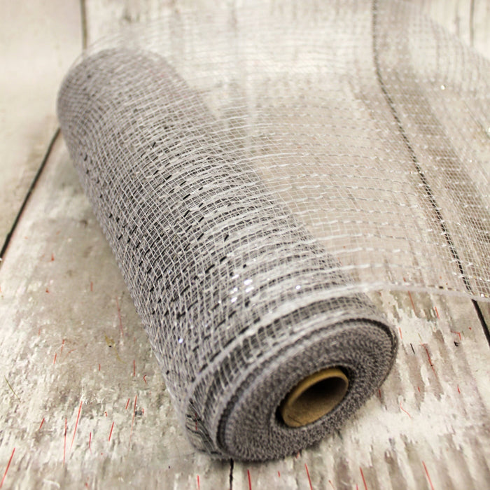 XB90510-16 (20707) - Decor Mesh - 10" x 10yd - Silver