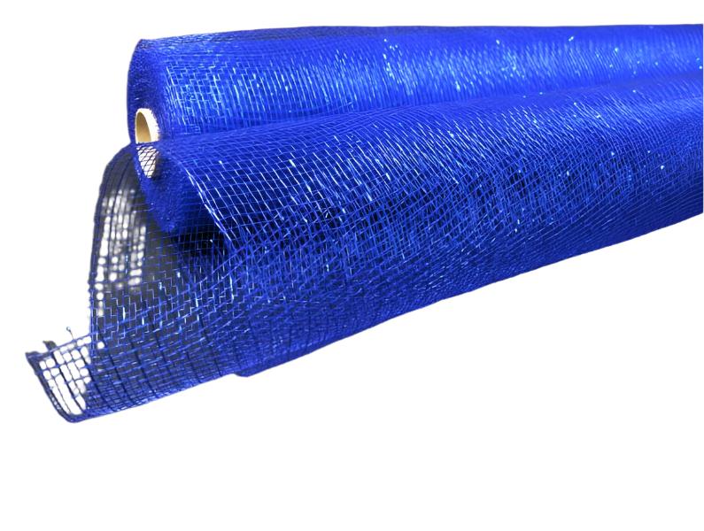 XB90510-25 (20007) - Decor Mesh 10"X10Yd Royal Blue