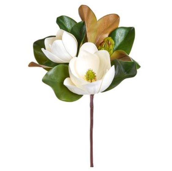 XFK179-WH/GR (30086) - Magnolia Pick White/Green 17"