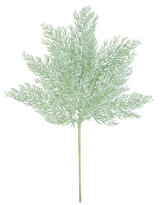 XG1027-G (00314) - Glittered Pine Spray 27" Green