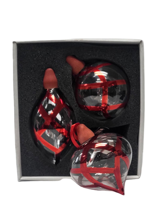 XKQ0015N.RD (26951) - Onion/Ball/Double Red/Silver Set/3 70%