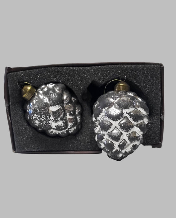 XKQ0259N.GO (26253) - Pinecone Ornament Gold 4" St/2 REG $18.90