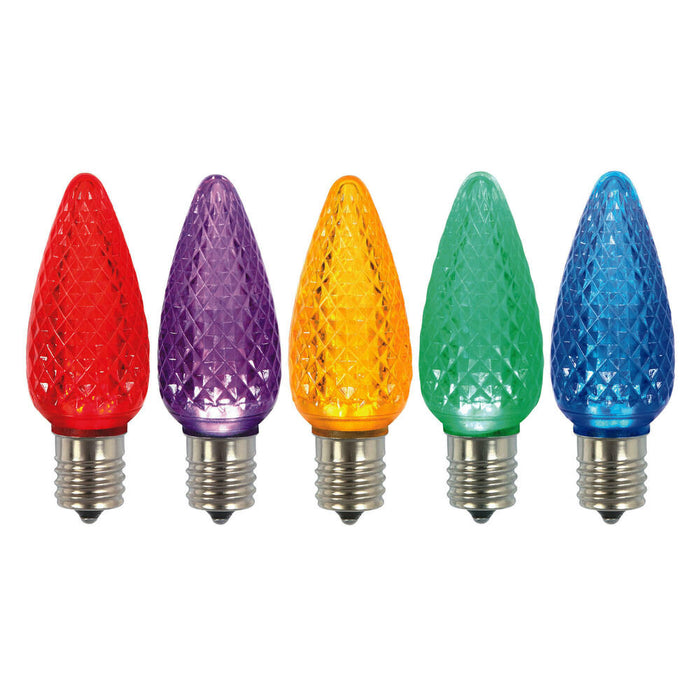 XLEDC90-25 (27356) - C9 Faceted LED Multi Bulb .45W