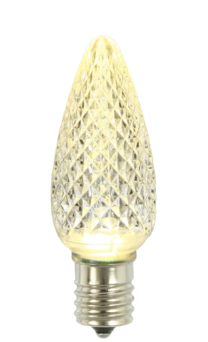 XLEDC91-25 (27355) - C9 Faceted LED W/ White Bulb .45W