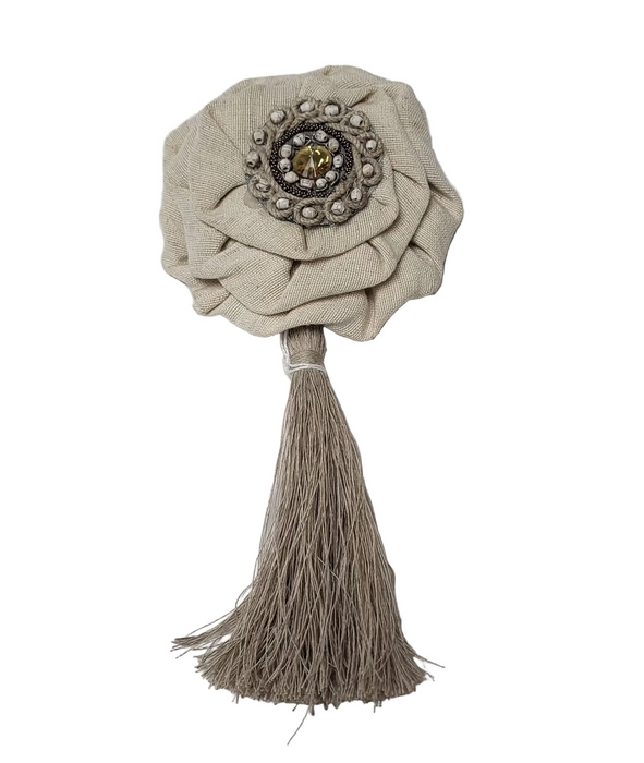 XM5102-BE (18851) - Flower Magnet Clip Beige