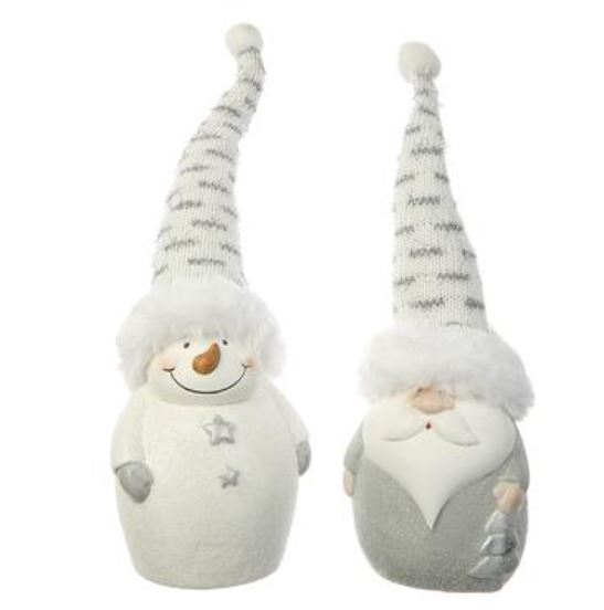 XSF733-WH/GY (30976) - Santa White/Gray 6"