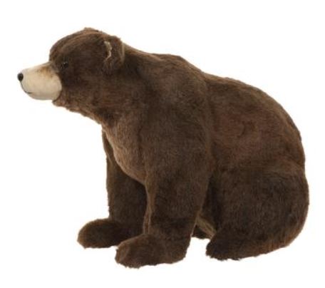 XSI921-BR (29993) - Sitting Brown Bear 20.5"