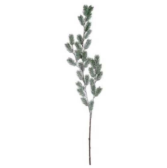 YSP867-GR/WH (30036) - Snowed Pine Spray 46" Green/White